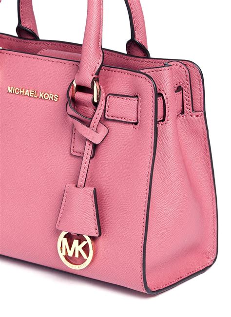 michael kors pink satchel